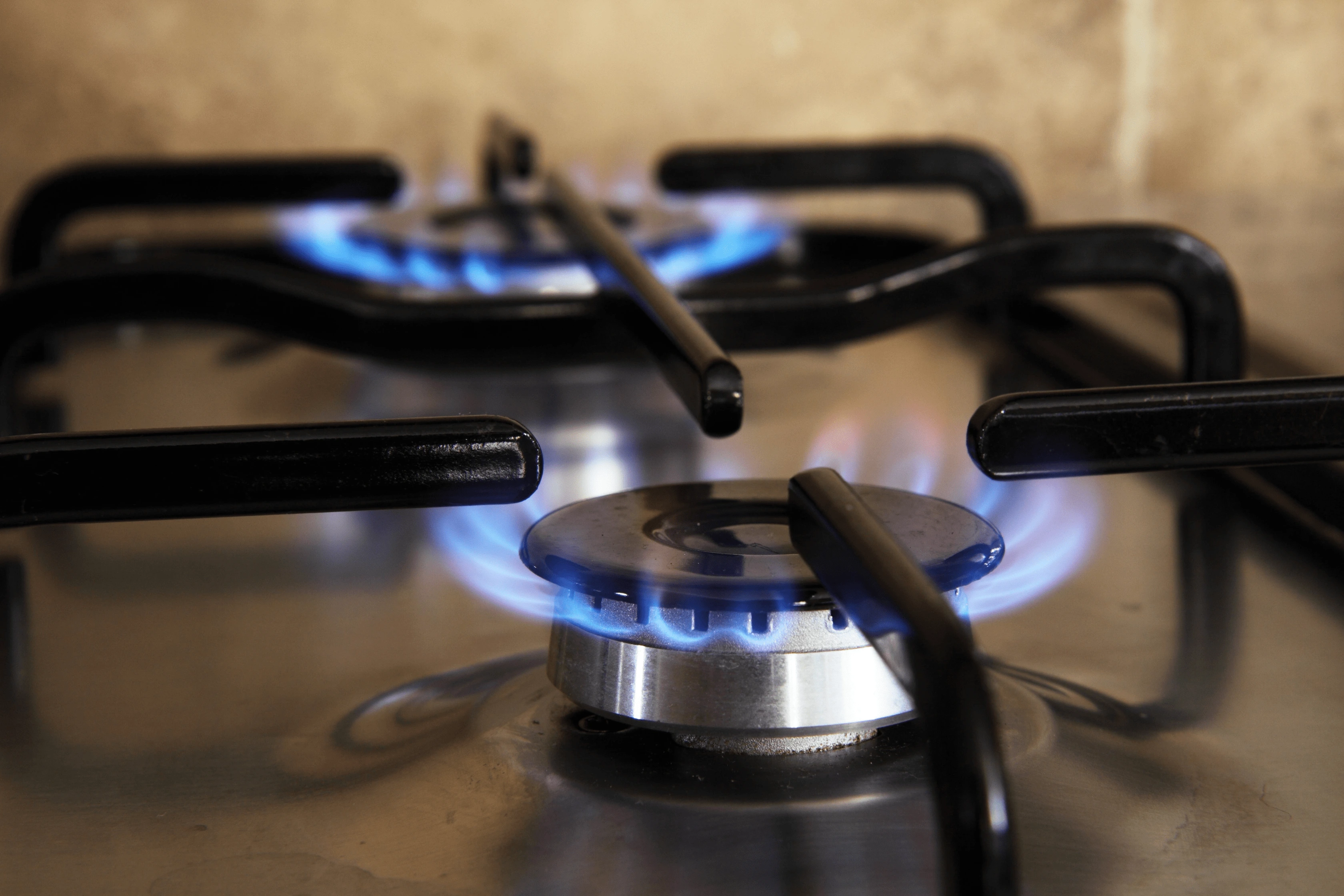 Gas Heating Hob In A Homeowners Kitchen Space